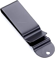 Vista 1 de Clips Universales de Cinturón de Metal - (Se Ajusta a Cinturones de 1.75 Pulgadas) – (Acabado Pulido o Negro) – Soportes de Clip de Reemplazo