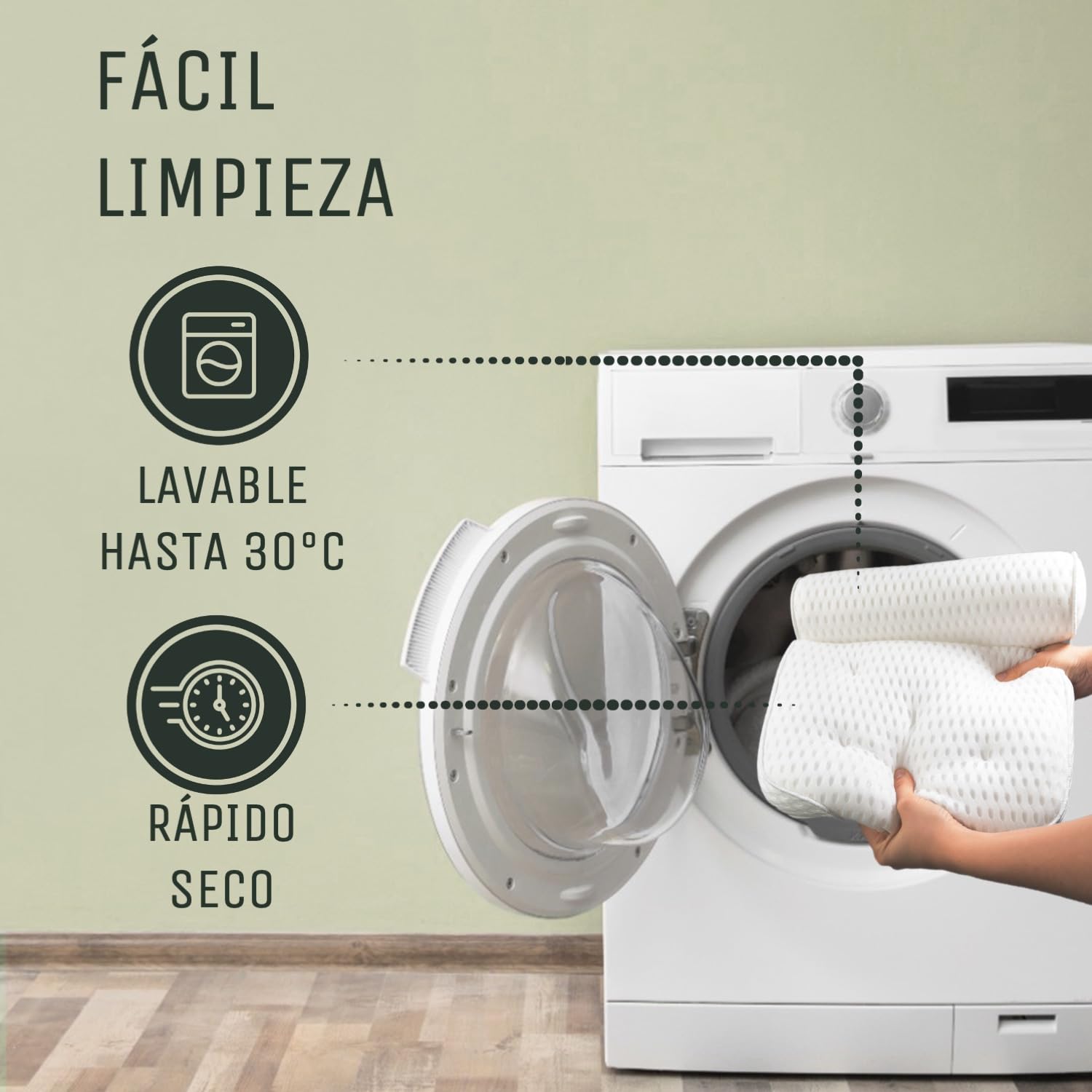 SilverRack Cojín de baño Blando [Blanco 4D] - Almohada Cervical para bañera con ventosas como Accesorio de bañera - Cojín para bañera - Cojín de baño con Ajuste ergonómico