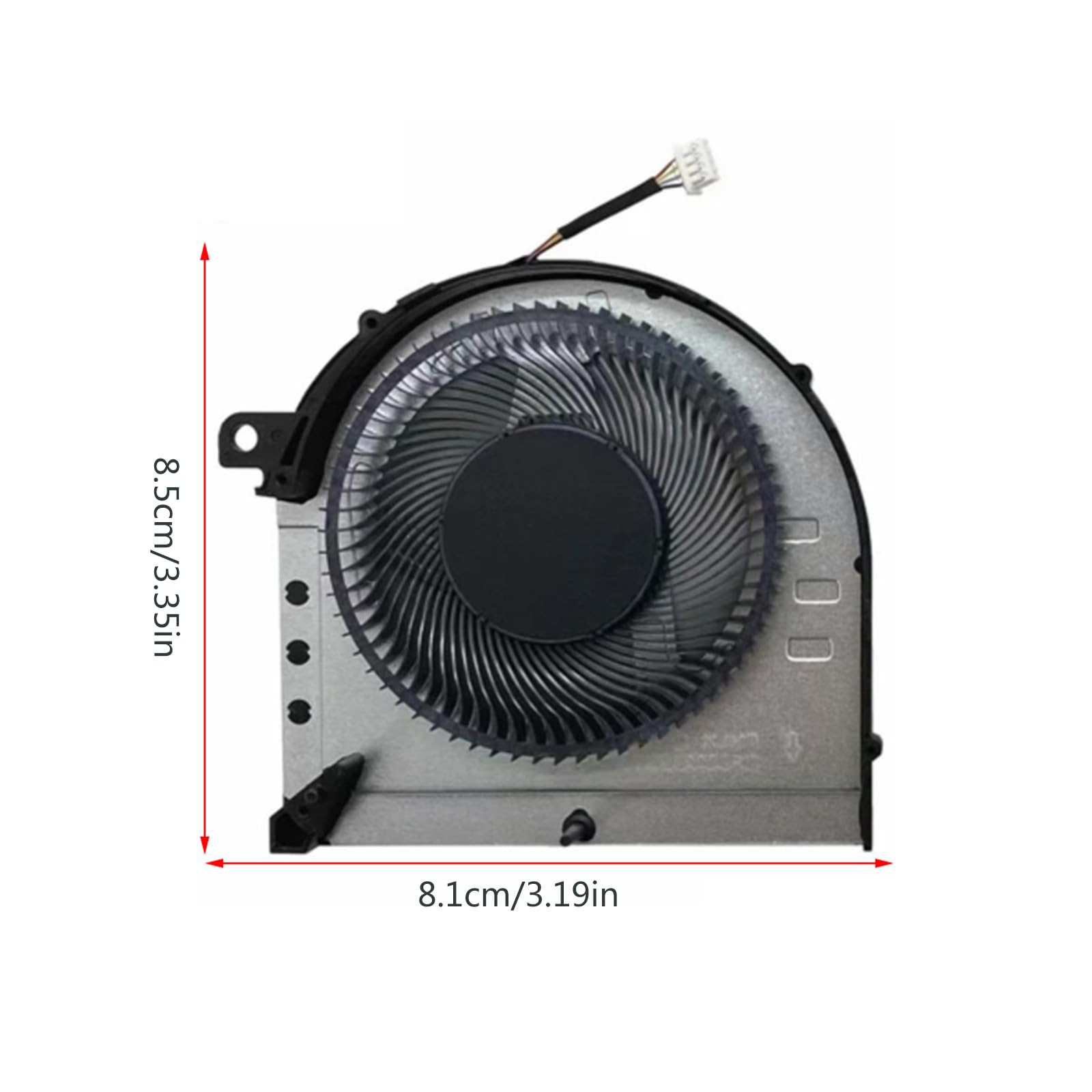 Ventola CPU + GPU DC5V 4 pin 4 fili Ventola raffreddamento per laptop per giochi 3-15ACH6 3-15IHU6 Radiatore per notebook Raffreddamento CPU GPU