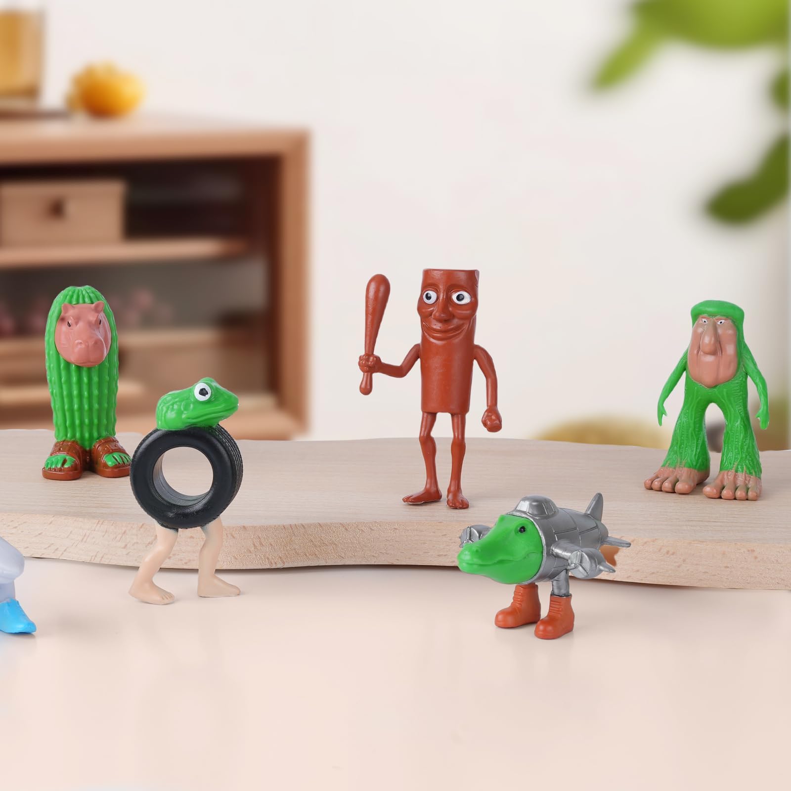 Lot De 24 Figurines Italiennes Brainrot - Tung Sahur, Tralala - 1 à 2 Pouces - PVC Pour Collection, Jeux, Mèmes - Pour Enfants Et Fans D'internet - 7
