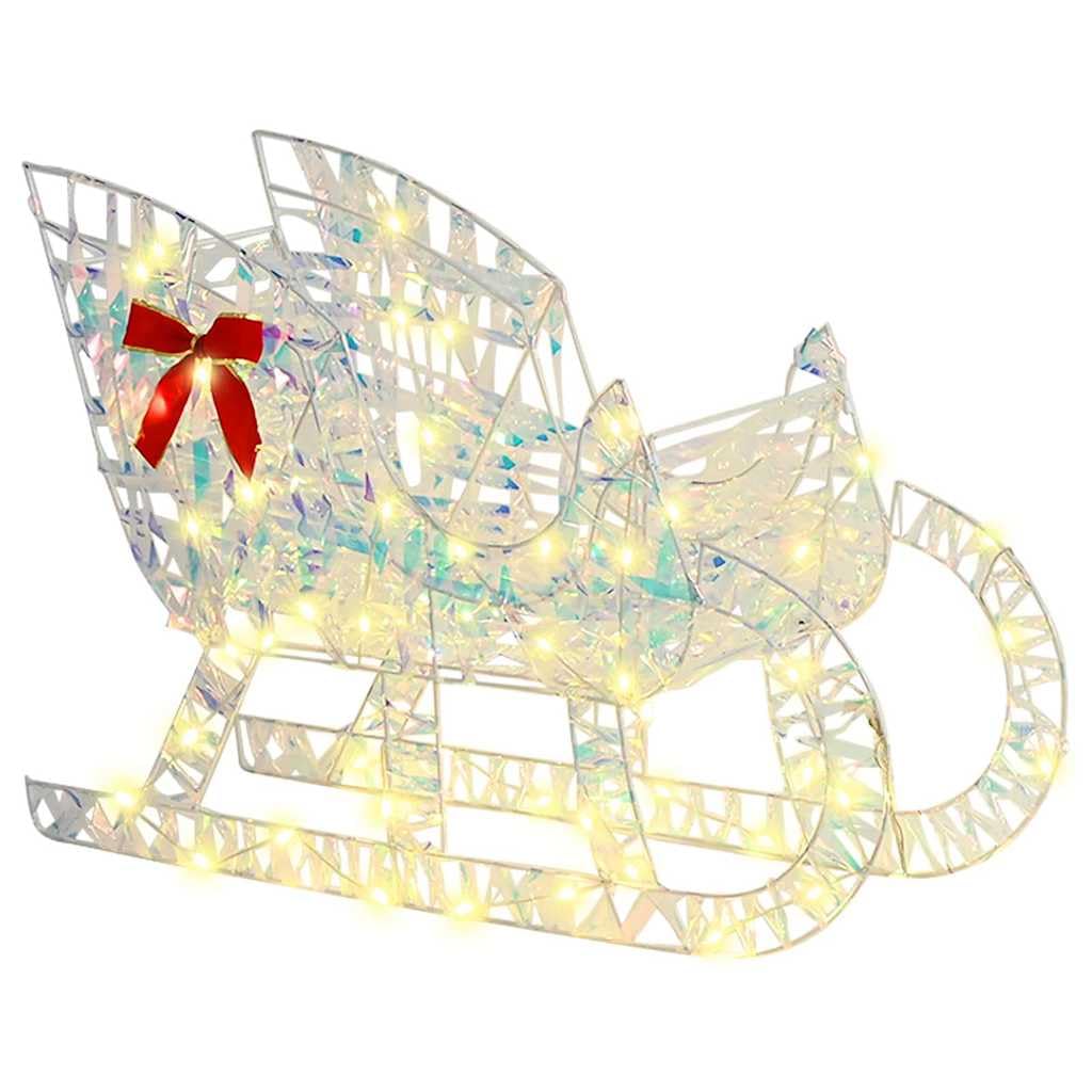 Festnight Beleuchtet Außen Led Rentier mit Schlitten 200 Led Weihnachtsfiguren Weihnachtsdeko Outdoor Figuren Garten Weihnachtsbeleuchtung Weihnachten Deko Warmweiß