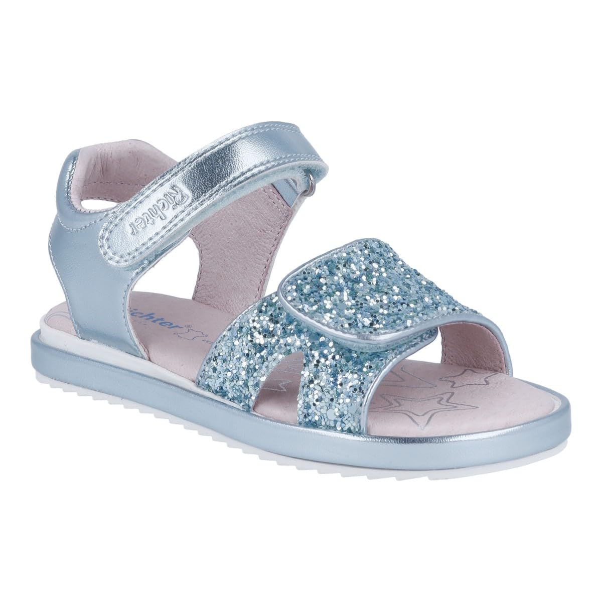 Richter Kinderschuhe Mädchen Halbschuhe Klett Sandale Rosa Freizeit