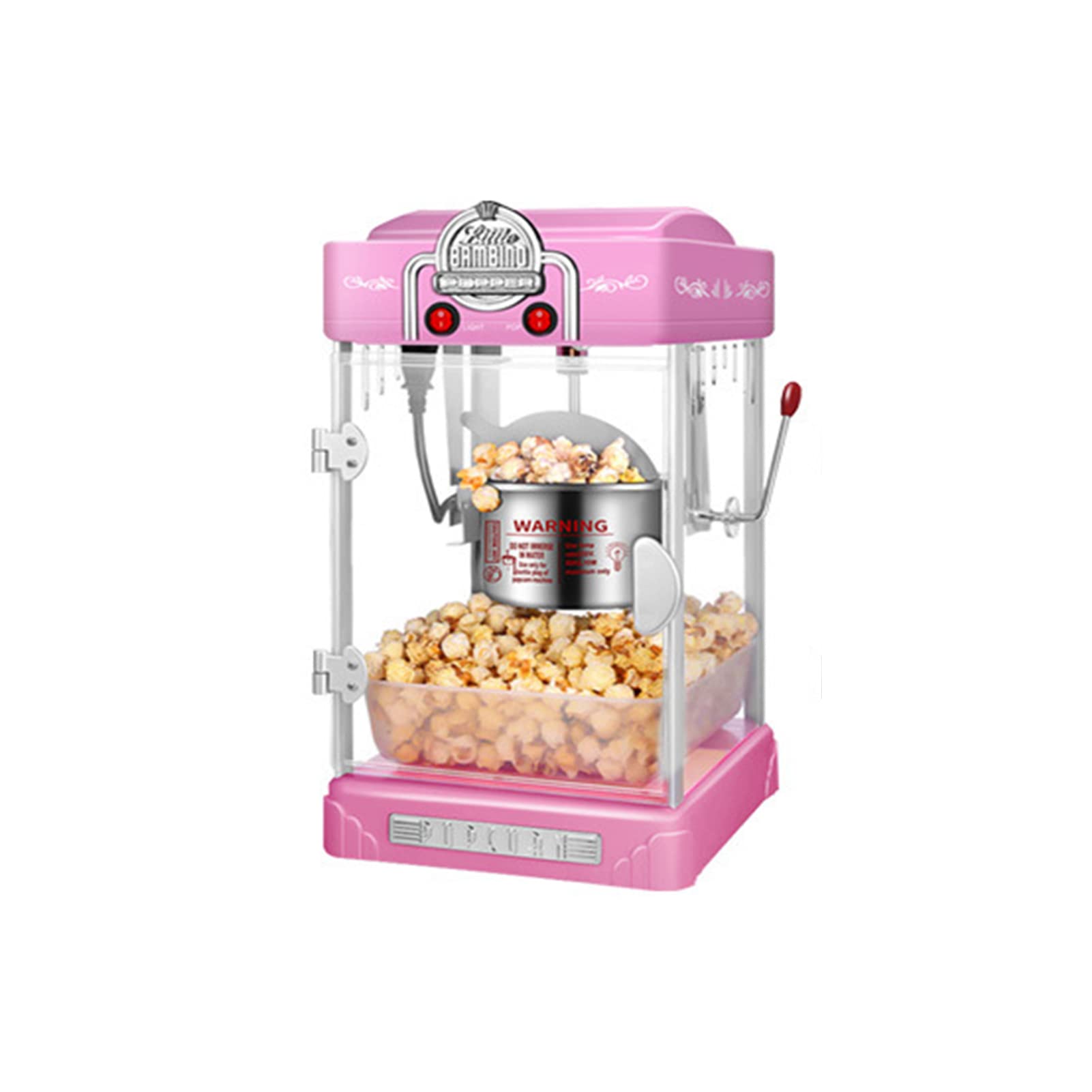 Macchina per Popcorn, Macchina per Popcorn Domestica - Macchina per Popcorn da 300 W - Sana e Senza Grassi, Facile da Pulire I Migliori Popcorn per Popcorn per Serate al Cinema e F