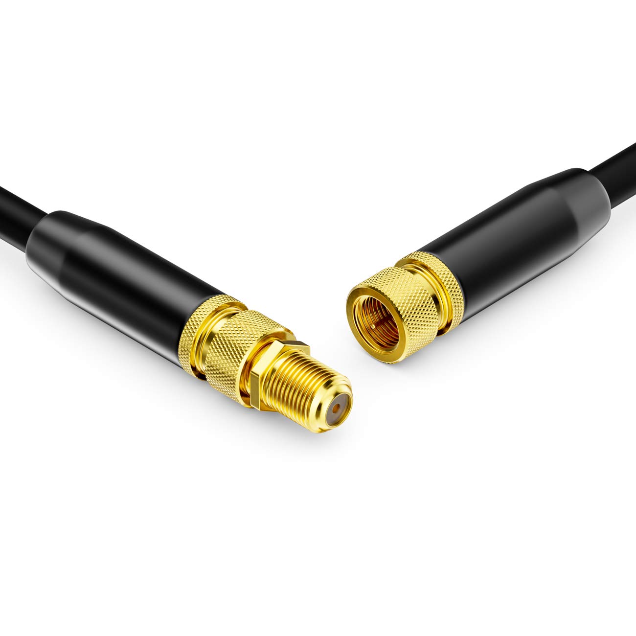 DeleyCON Adattatori SAT F – Connettori Oro Per Cavo Coassiale | Pacco Da 10 Pezzi - Foto 8