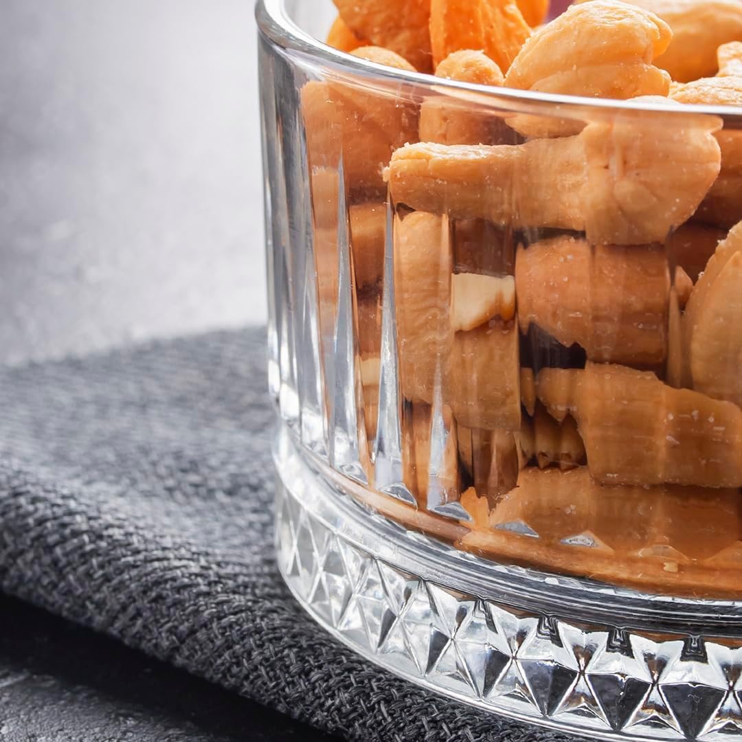 Orgingift 6-Piece Mini Glass Sauce Bowls – Crystal Cut Dessert Bowls For Jam, Honey & More - View #14