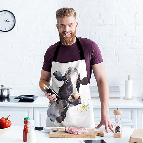 Miniatura 3 de WONDERTIFY Delantal efecto marmoleado 27X31 Pulgadas, Muiti-A504 Muiti-A498,Muiti-A499,Muiti-A504