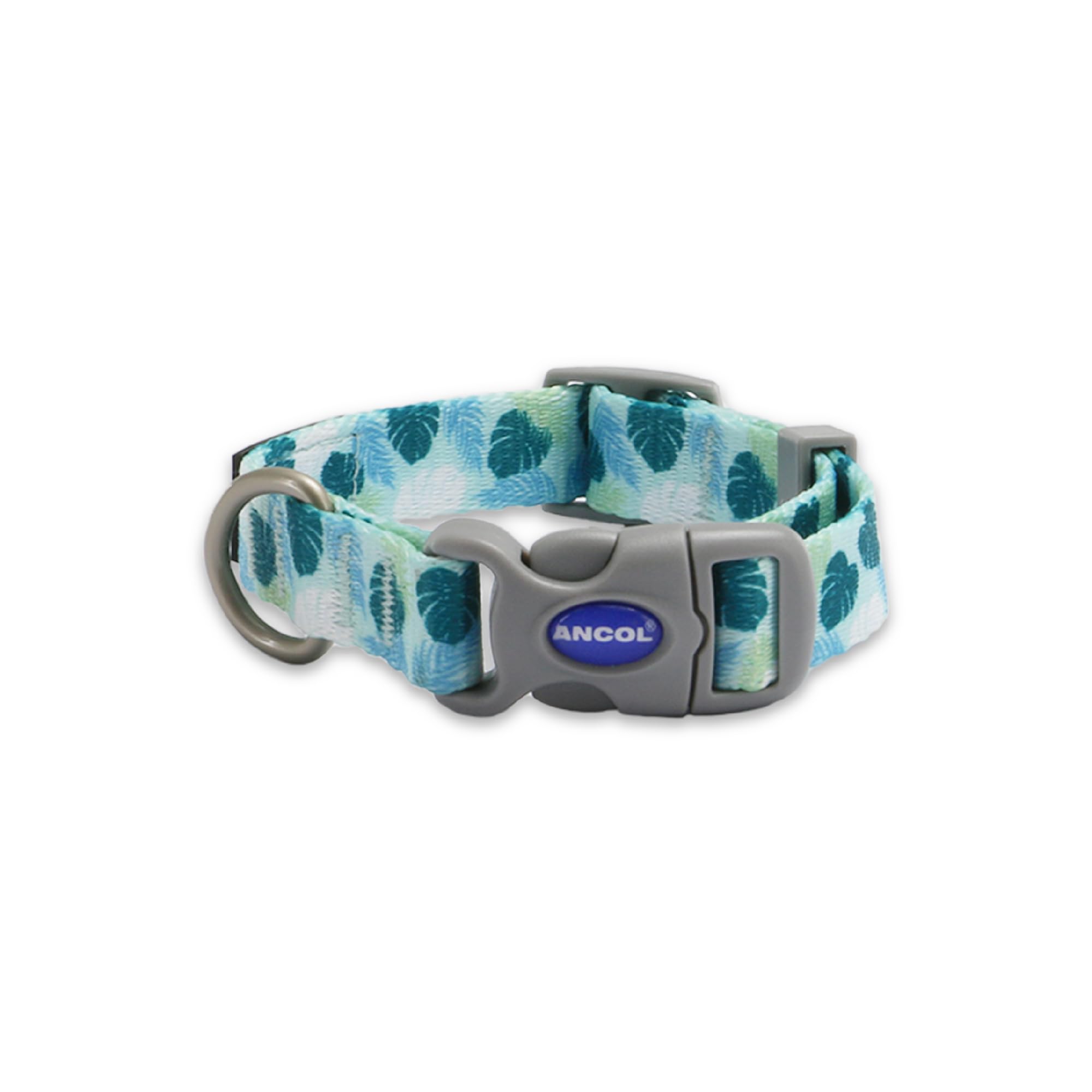 Ancol Round Dog Collar Leaf Patterned