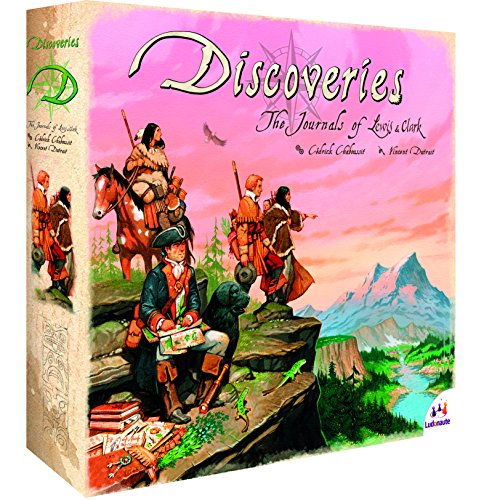 Preisvergleich Produktbild Ludonaute 217642 - Discoveries - The Journals of Lewis and Clark, Brettspiel