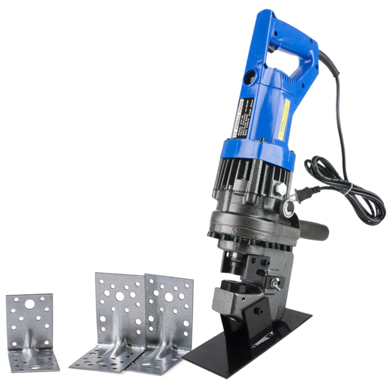 1500 W Hydraulikstanze, Elektrisches Hydraulisches Stanzwerkzeug, Kanalstahlstanzmaschine, Kann zum Stanzen in Stahl, Eisen, Aluminium, Kupfer und Anderen Blechmaterialien Verwendet Werden.,A