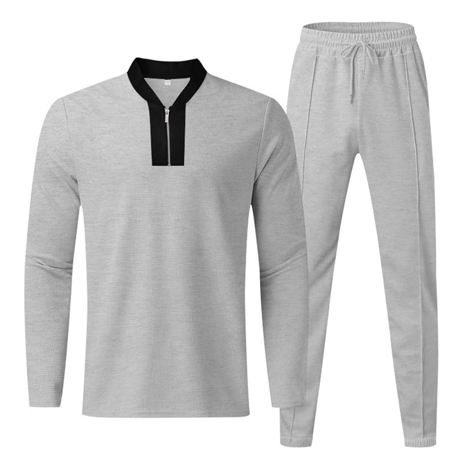 Tuta Da Jogging Uomo In Due Pezzi - Traspirante, Comoda, Per Tempo Libero, Casa E Palestra