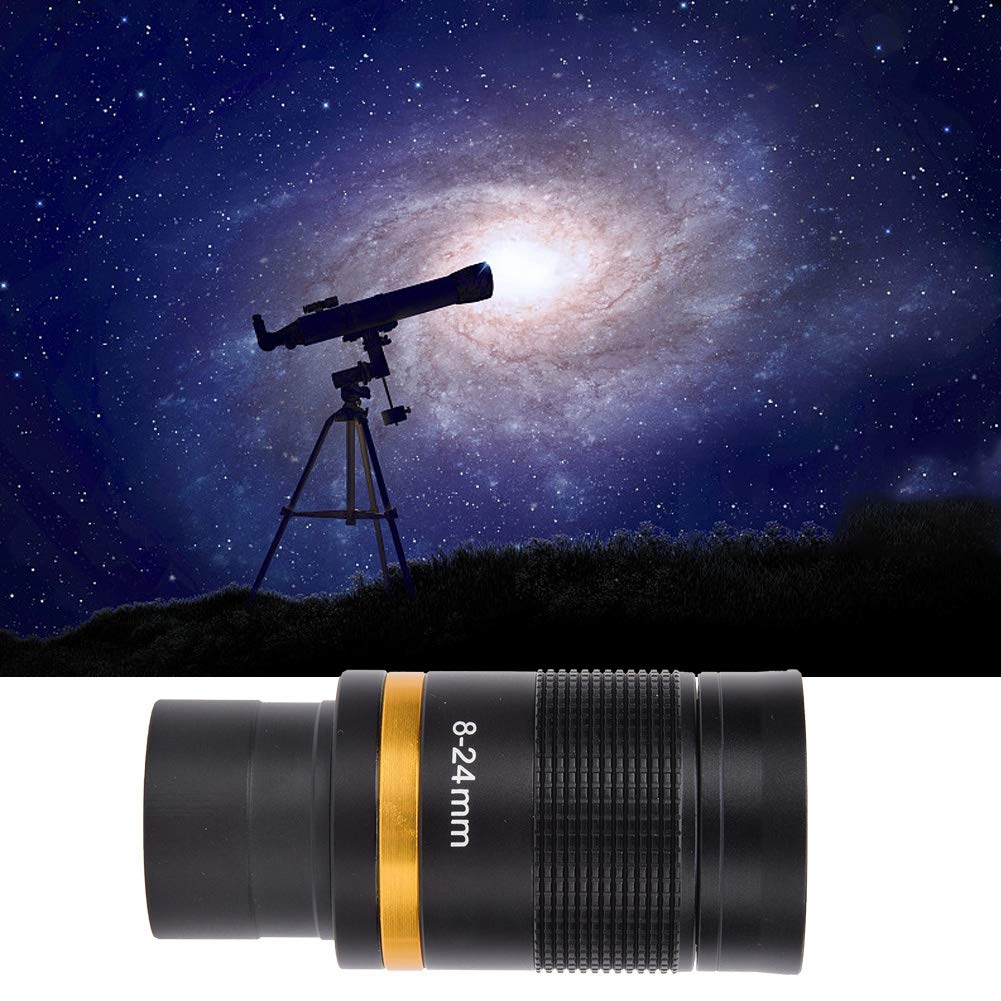 Oculaire télescopique 8~24mm à Zoom continu, Tout métal, avec Traitement Vert, pour Observation astronomique