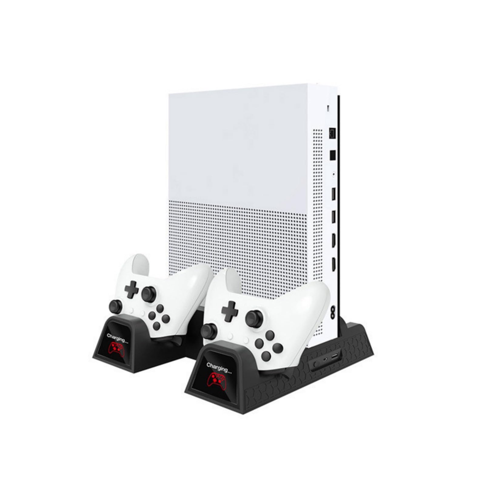 Multifunktions Konsolen Kühlständer, Controller Ladehalter für X1X / X1S, integrierter Disc Speicherplatz, Ladestation, Spiel Disc Speicherplatz