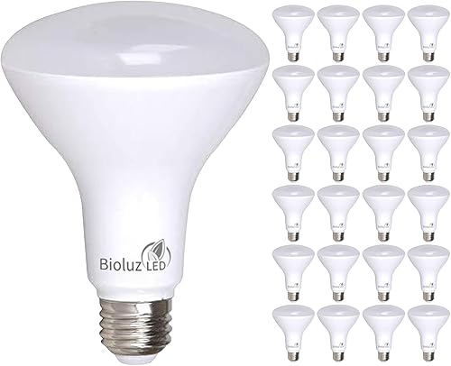 Miniatura 10 de Bioluz LED Paquete de 4 bombillas LED BR30 para interiores, 90+ CRI 75 W, equivalentes a 9.5 W, 4000 K, blanco frío, 850 lúmenes, base E26,