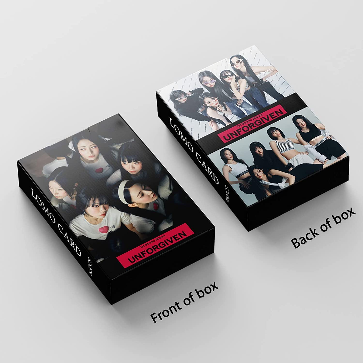 55 Photocartes LESSERAFIM UNFORGIVEN - Album Kpop - Cadeau Fans