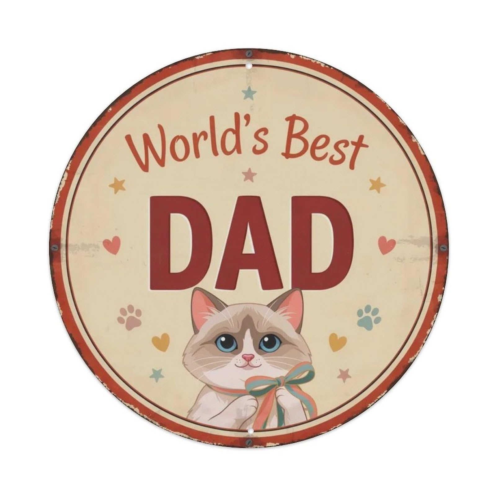 Ragdoll Dad Metal Tin Sign Plaque