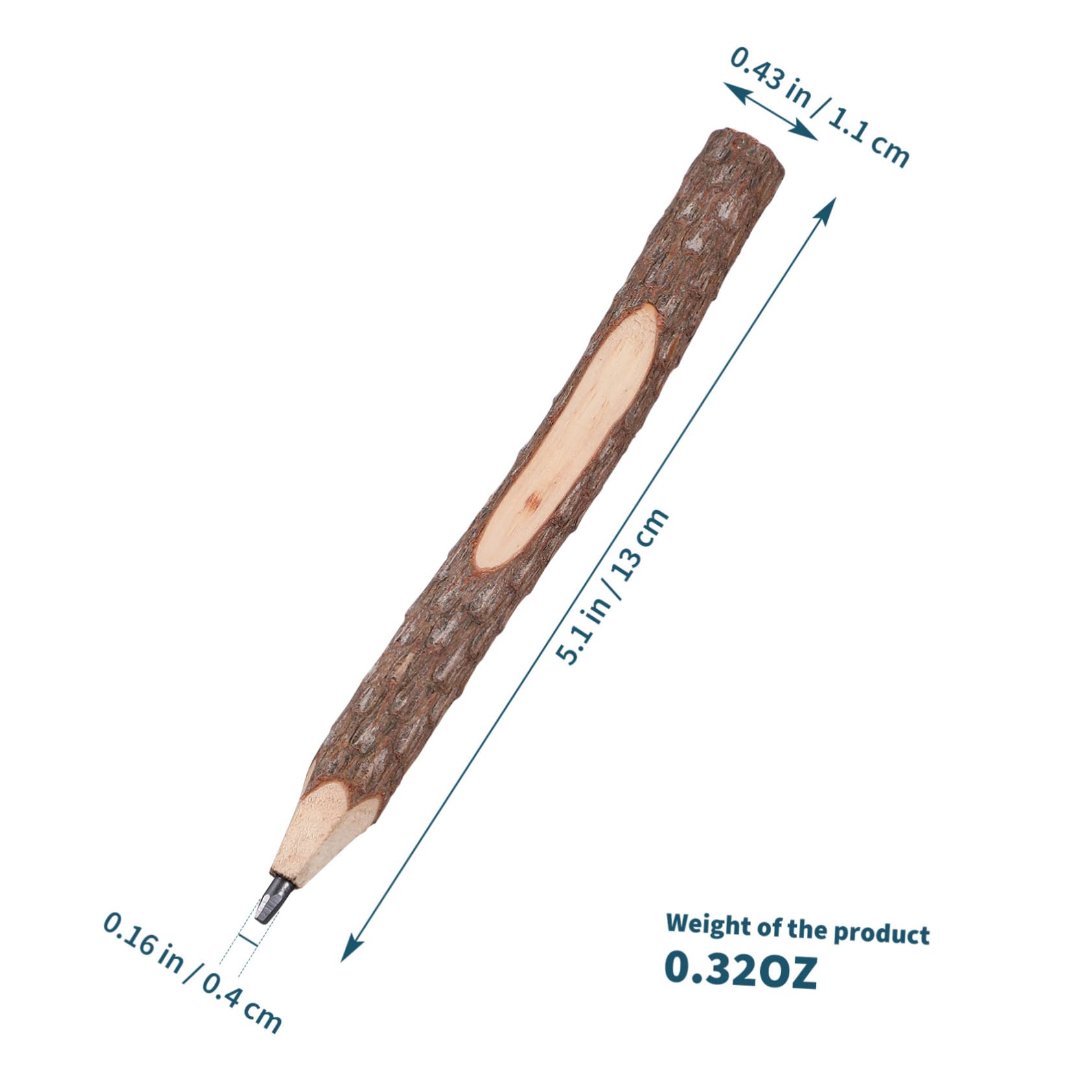 Artibetter 4 Set Matite Di Corteccia Funlicht Kid Strenna Pencil Matitoni Natura Matite Ramoscello Matita Ramoscello Matita Novità Di Ramo Di Legno Ramo Di Un Albero 8 Pezzi*4