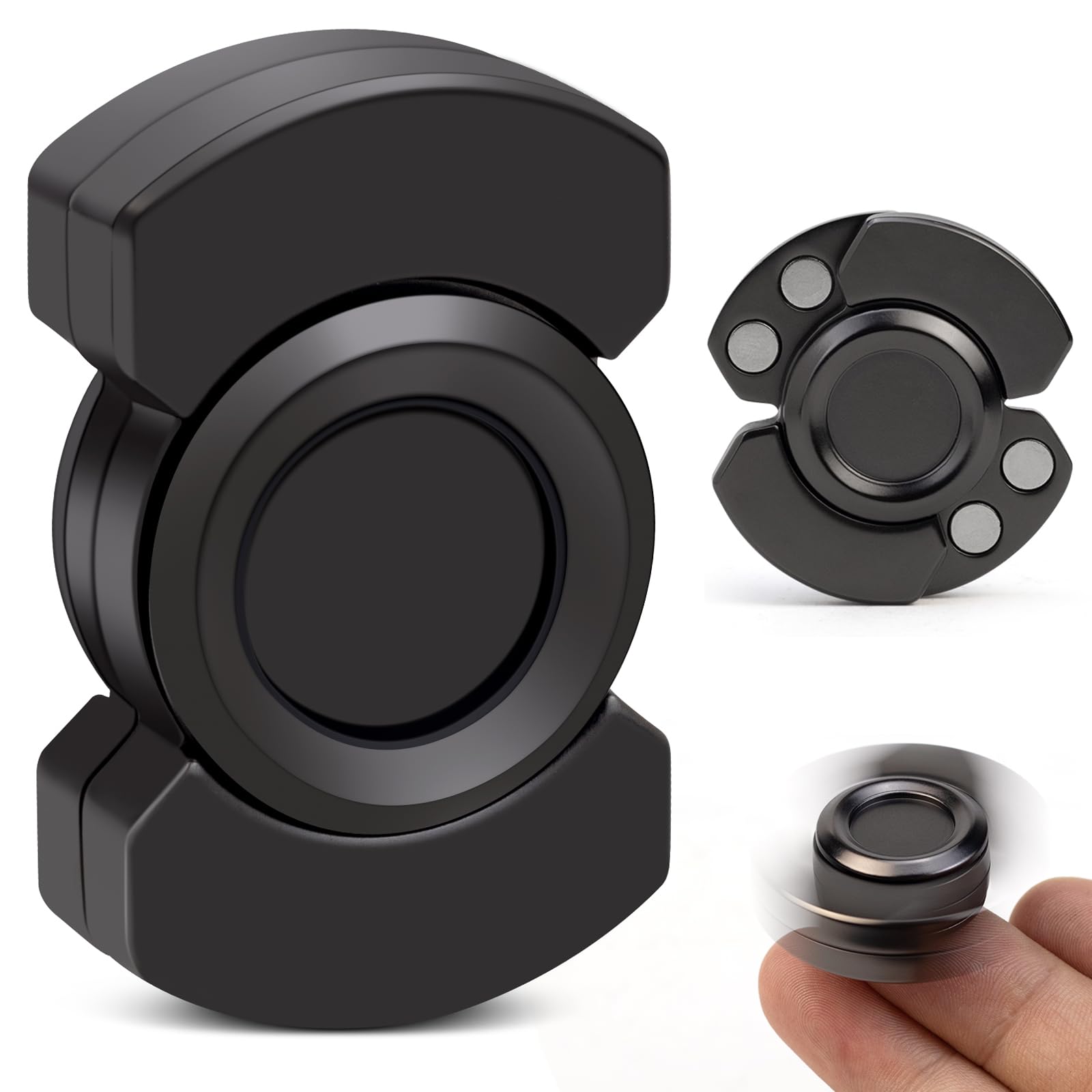 3-in-1 Magnetic Fidget Slider in black