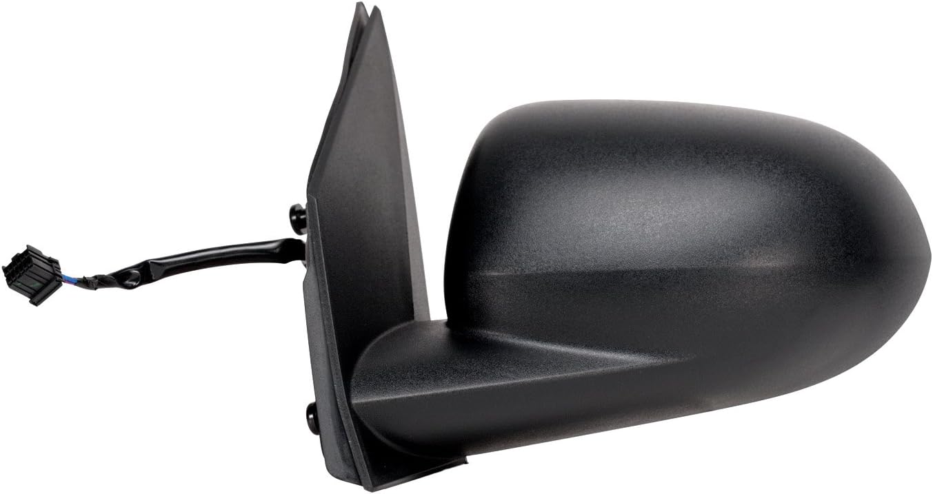 Fit System 60574C Driver Side Replacement OE Style Power Mirror, Black