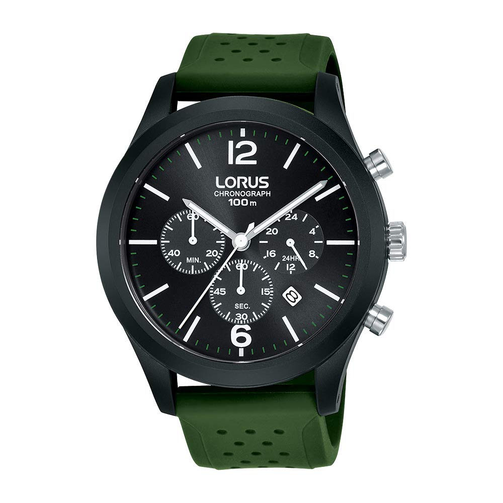 Lorus Sport Man Mens Analog Quartz Watch with Silicone Bracelet RT361HX9