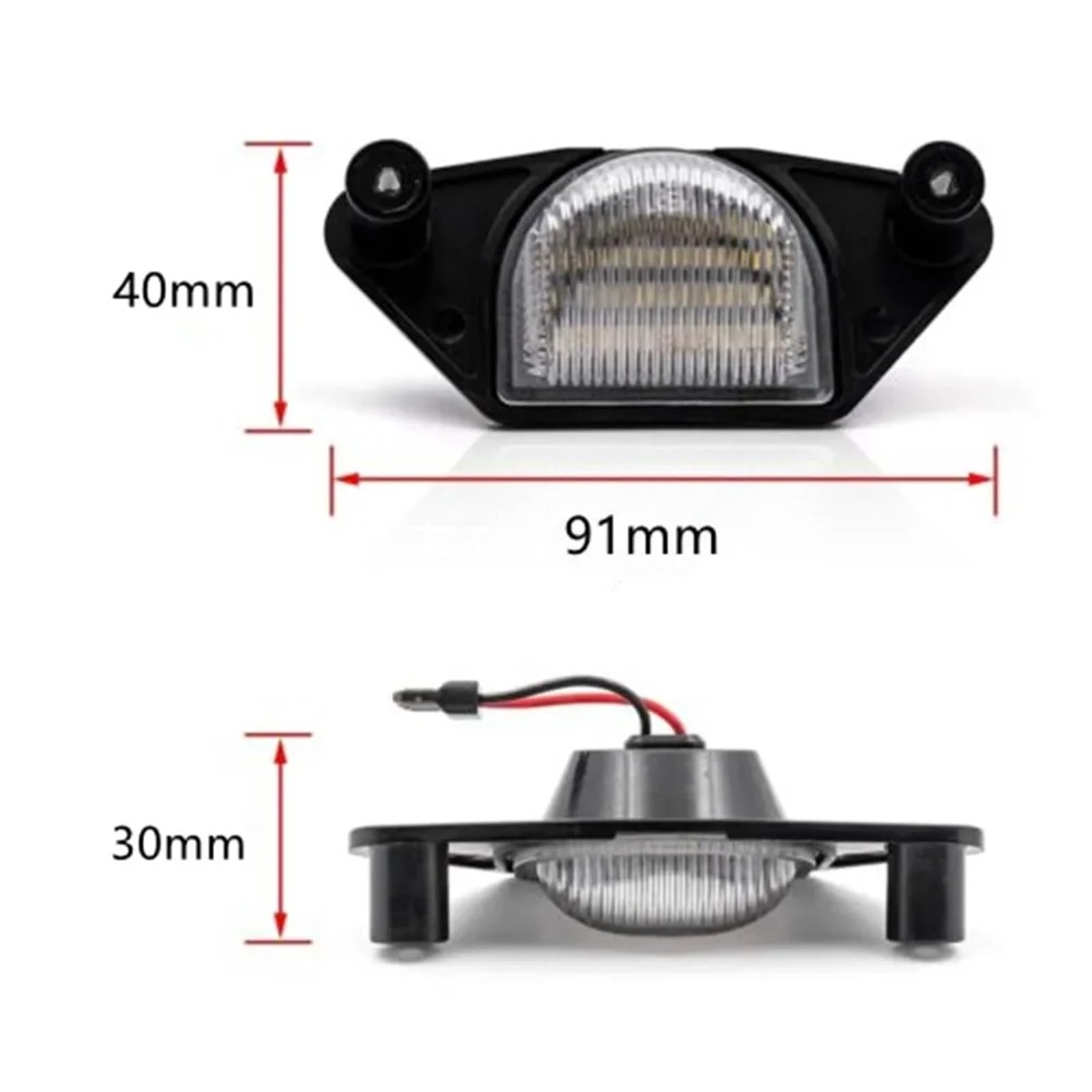 Luce Targa per Pontiac Lemans 1988-1993 2 LED Bianchi 6000K.