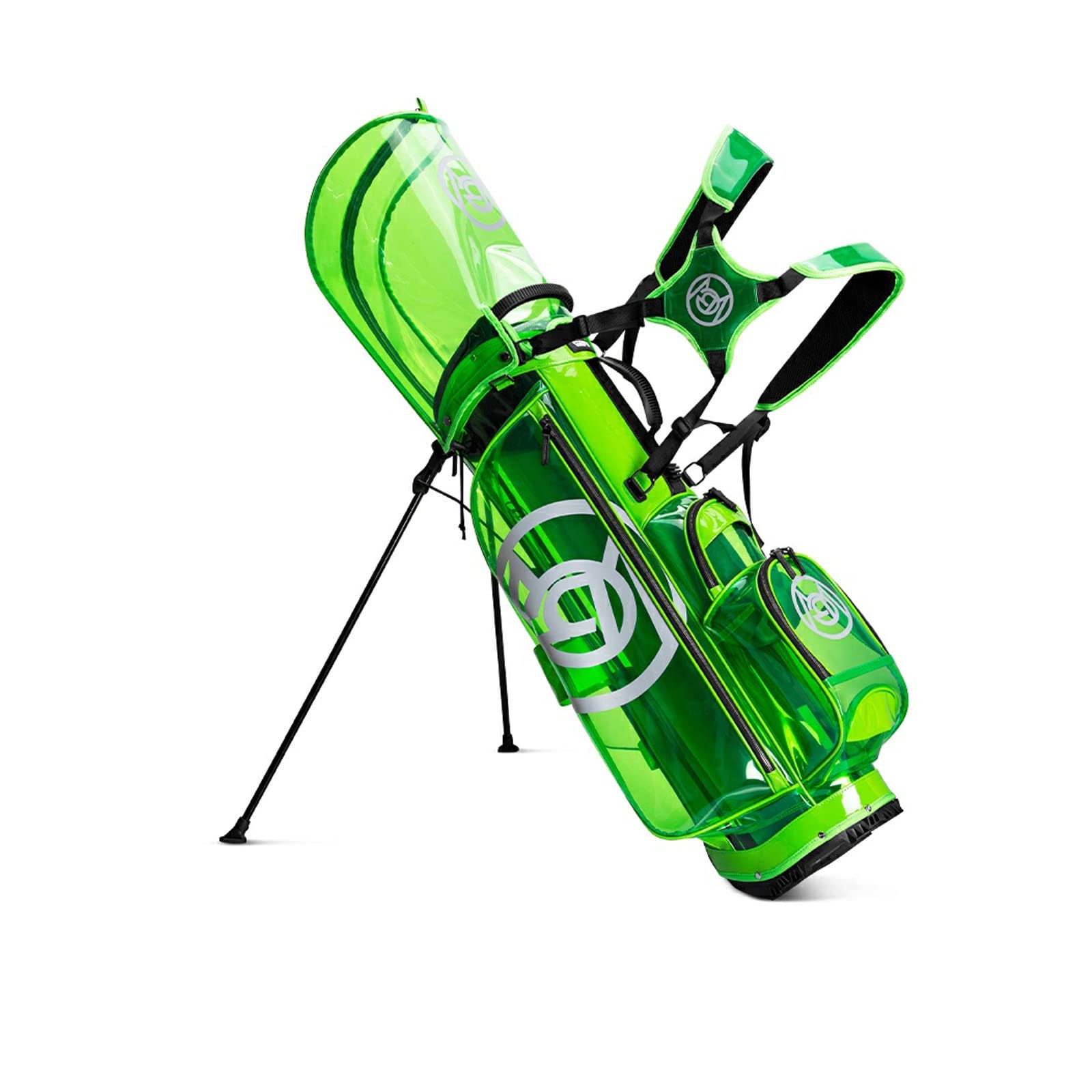 Lightweight Golf Stand Bag, Lightweight Stand Carry Bag, 6 Zipped Pockets with 5 Compartments, Popular Top Hood, High Performance, Lightweight Organized Golf Bag