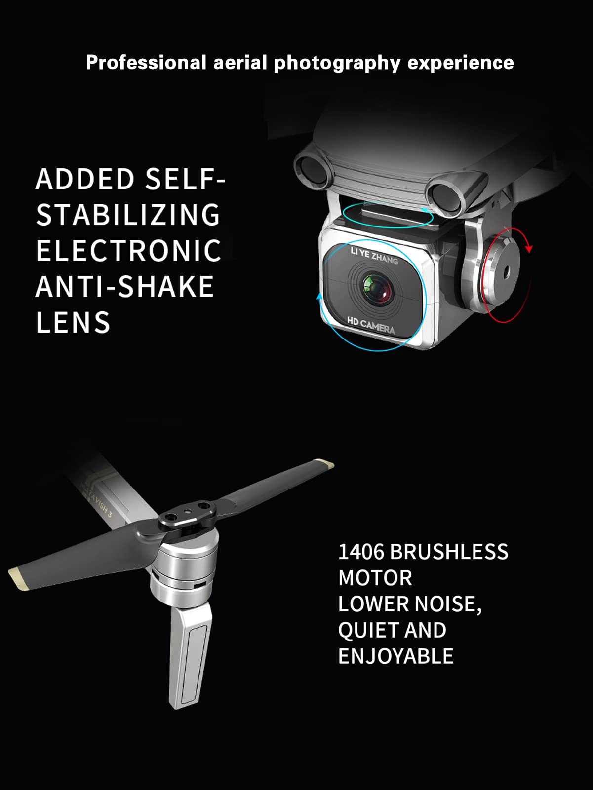Droni RC con Fotocamera 4K HD, quadricottero RC Pieghevole per Adulti, librarsi ad Altezza Fissa, seguire GPS, Volo traiettoria, Volare, decollo e atterraggio con Un clic