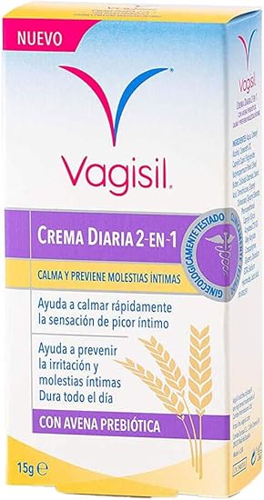 Vagisil Crema Íntima Diaria Suave y Protectora para Pieles Sensibles con Avena Prebiótica