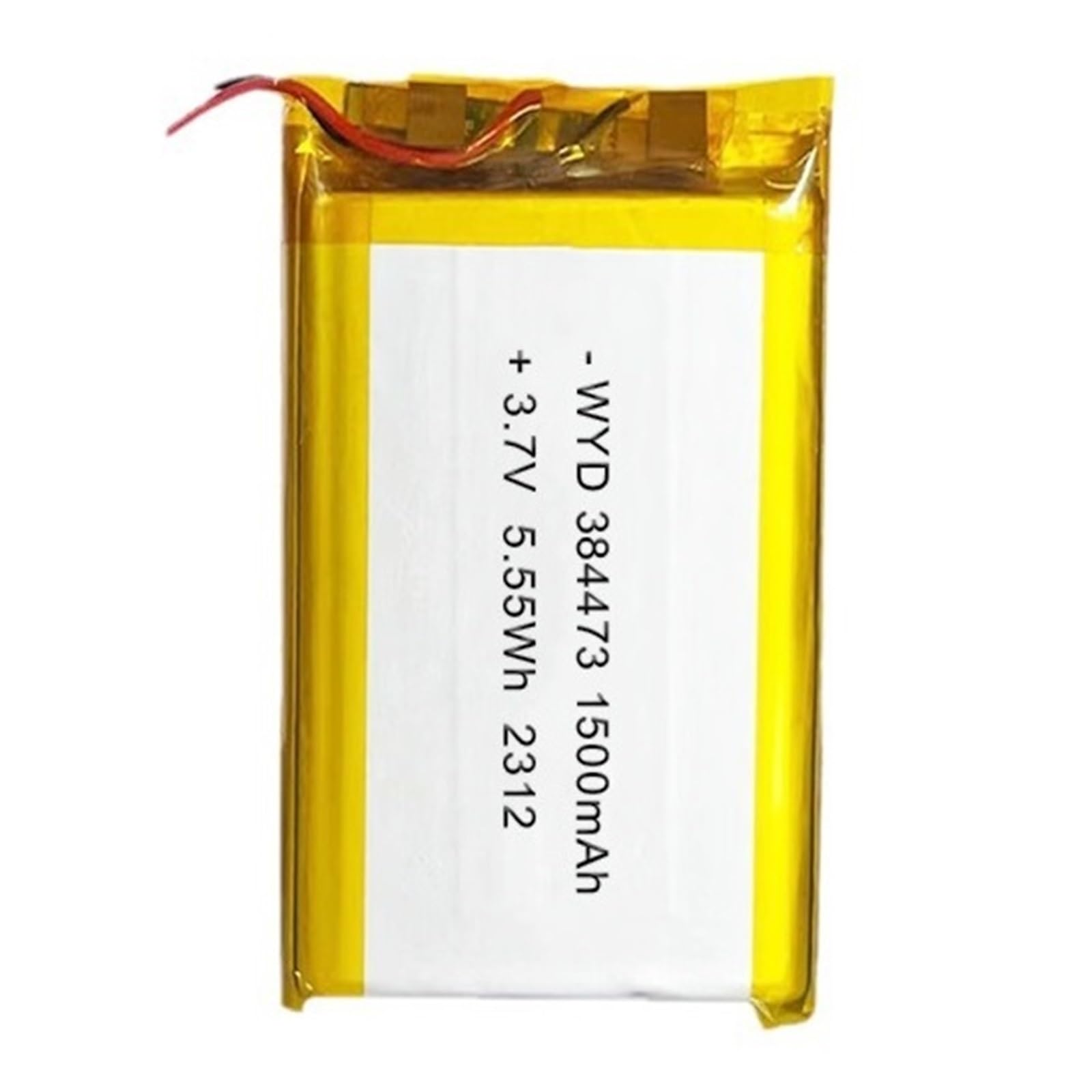 384473 1500mAh 3,7V 1 PIÈCES