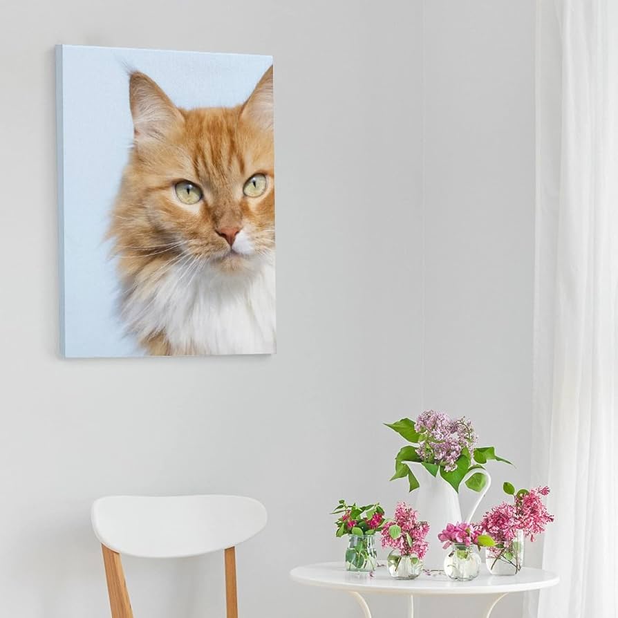 【原画販売】ノルウェージャンフォレストキャットの水彩画 ノルウェージャンフォレストキャット はがきサイズ | Animal