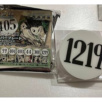 HUNTER×HUNTER　ナンバープレート　冨樫義博展　5点セット Amazon.co.jp: HUNTER × HUNTER ハンターハンター 冨樫義博展