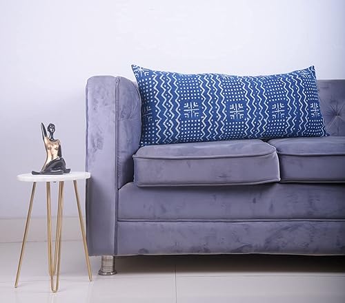 Miniatura 5 de Trade Star Moderna funda de almohada corporal tejida a mano, 100% algodón, funda de almohada de primavera, lujosa y hermosa funda de almohada larga