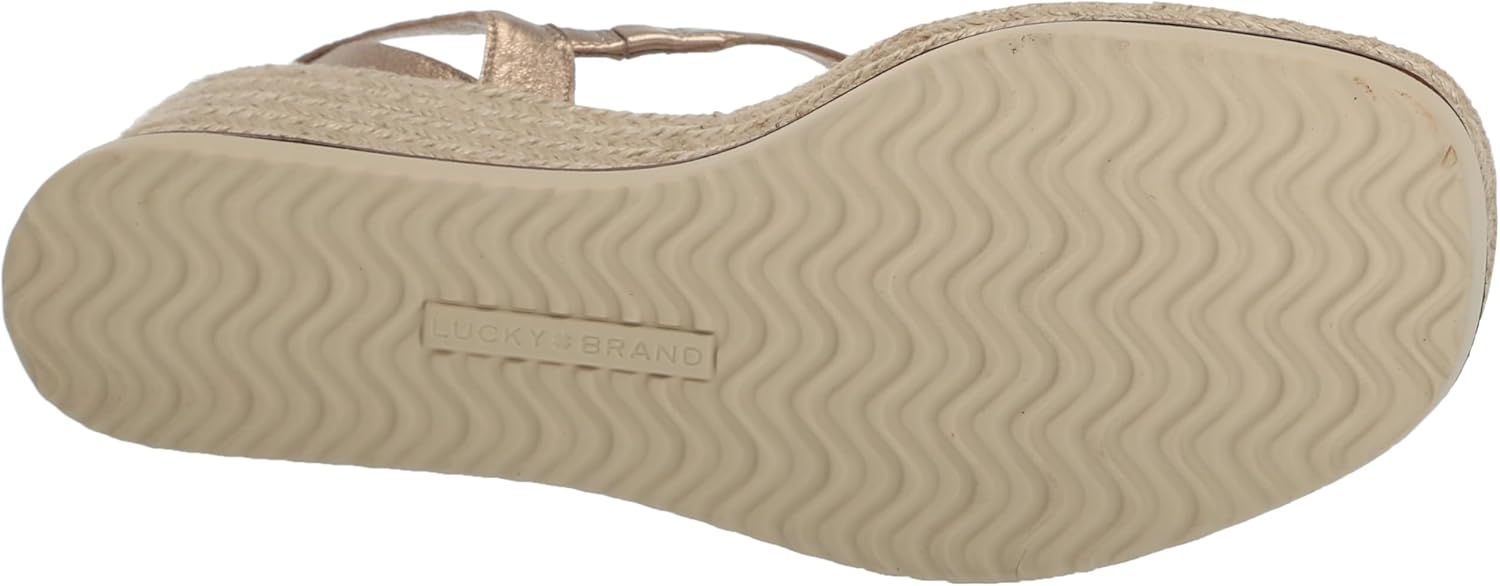 Lucky Brand womens Carolie Espadrille Wedge Sandal