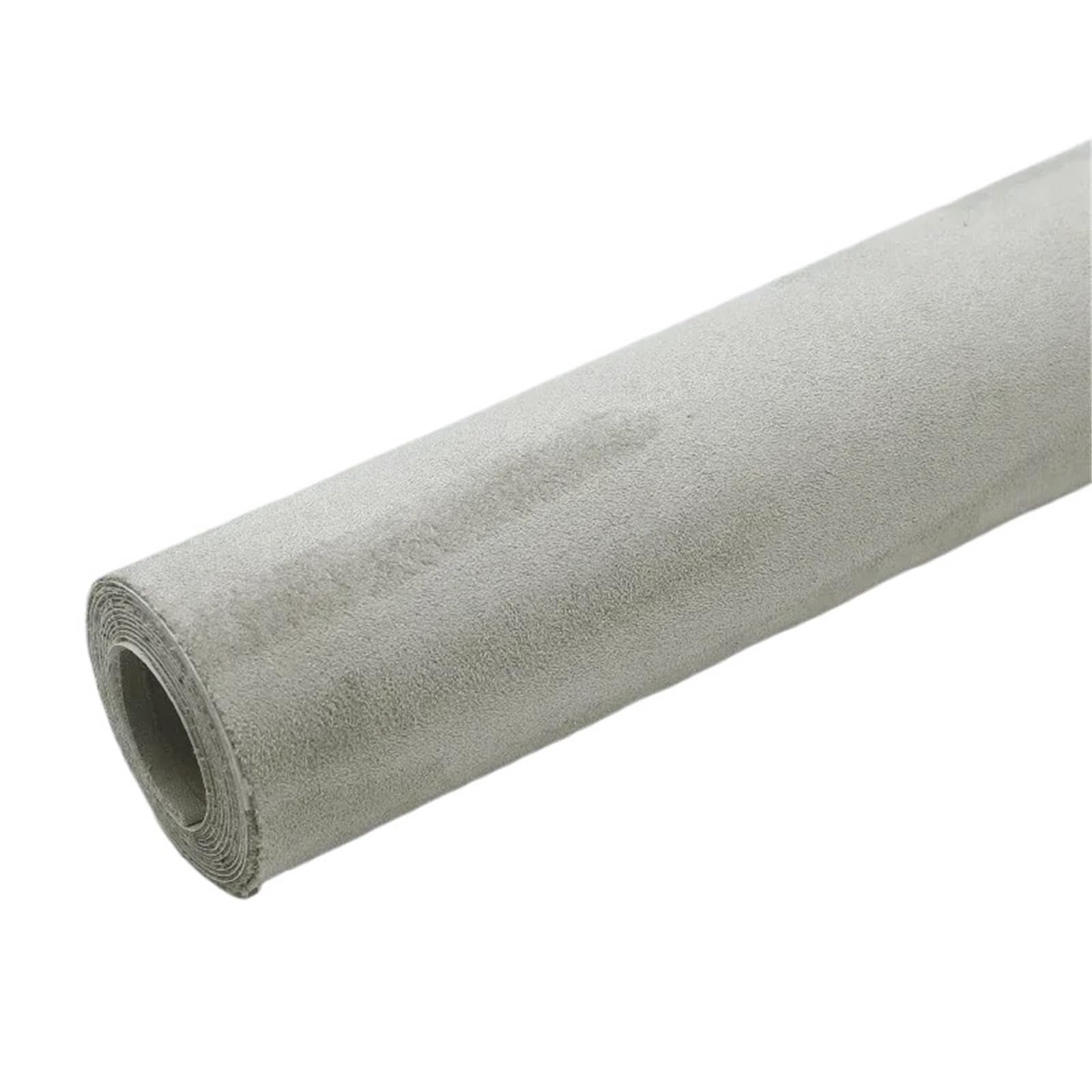 Tapizado Techo Coche Pegatina autoadhesiva elástica de cuatro lados piel ante gran tamaño 200 x 150 cm for interior coche, joyero(Beige gray,200X150CM)