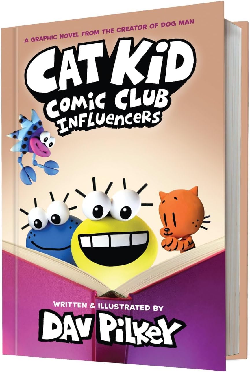Cat Kid Comic Club 5: Influencers (Cat Kid Comic Club: Tree-House Comix) Hardcover – 28 November 2023