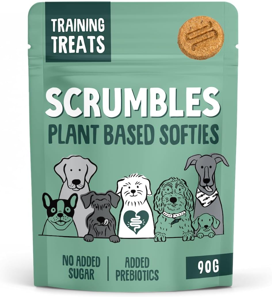 Scrumbles Softies, Plant Based Dog Training Treats, 90g