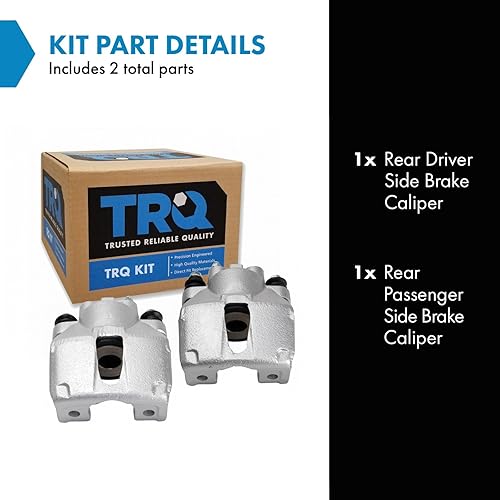 Vista 1787 de TRQ - Juego de pinzas de freno delantero