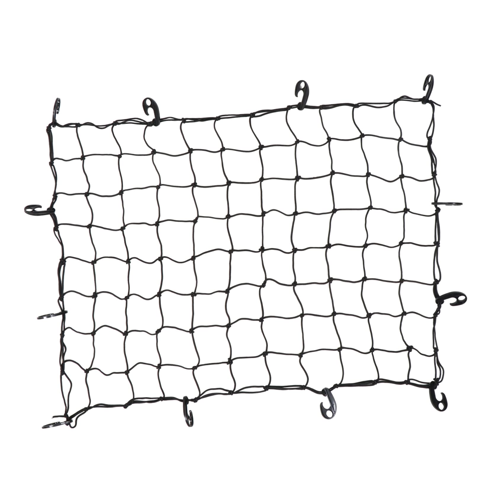Filet d'arrimage élastique noir 120x90 cm pour bagages de camions et remorques