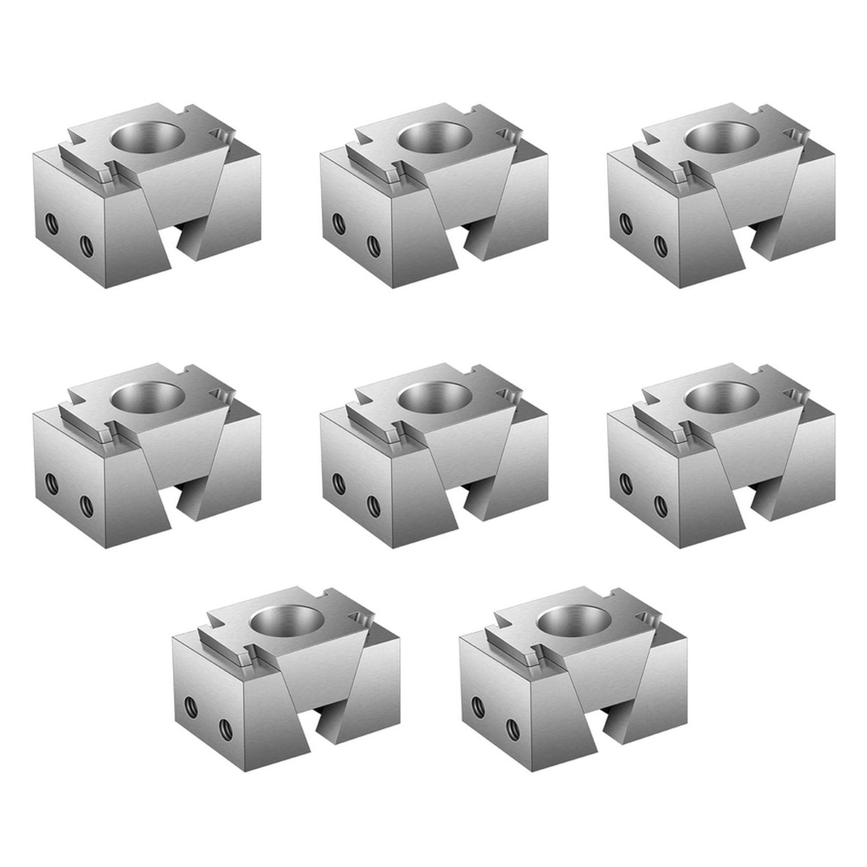 Jnchdghwa As Shown 8X Ok Fixture Wedge M6 Expansion Machine Tabletop Adjustable Side Fixed Clamp Sculpture Carving Tool Model Figures