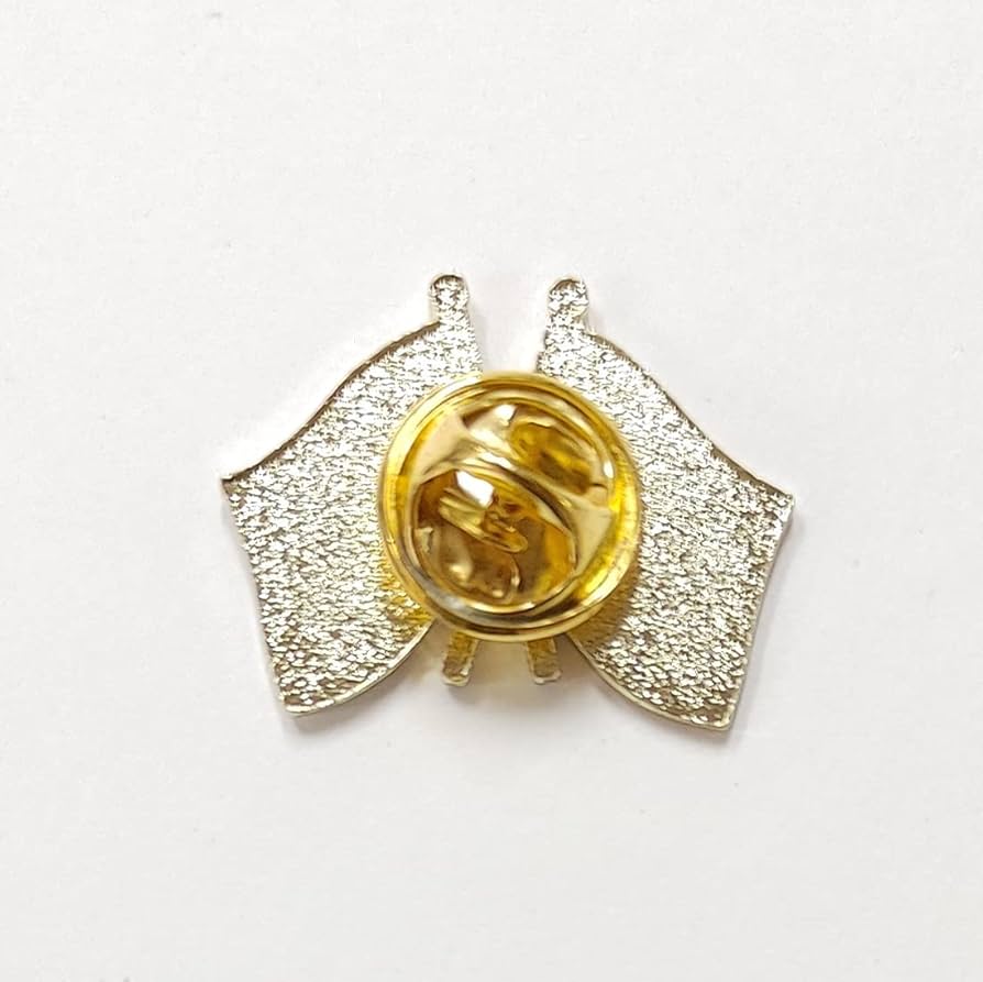 Amazon | ピンバッジ 友好旗 日本×キルギス ピンバッチ お土産