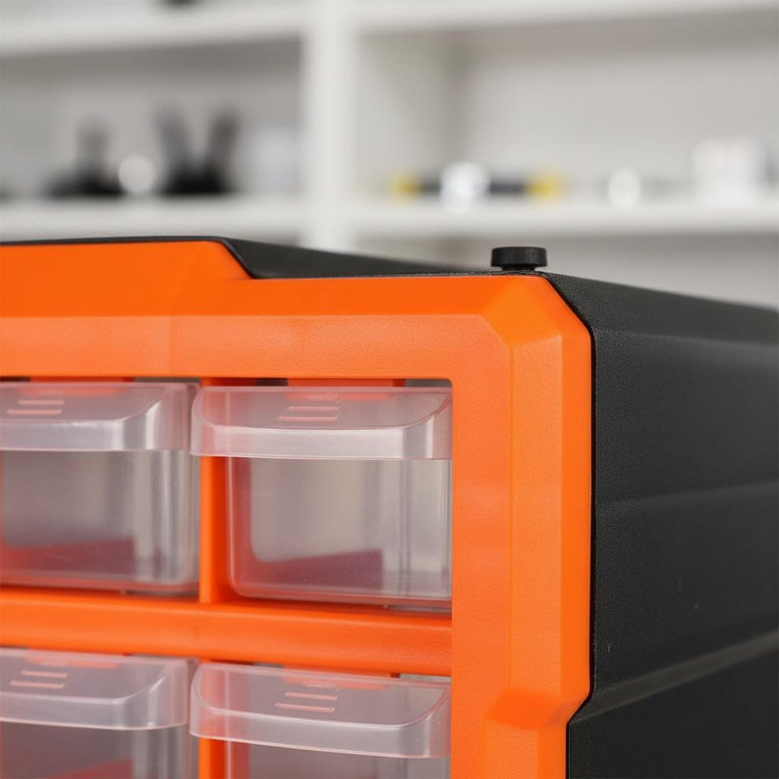 Cassettiera Porta Minuterie Resistente Organizzatore a Cassetti Compatto Scatola Portaoggetti per Artigiani, Banco da Lavoro