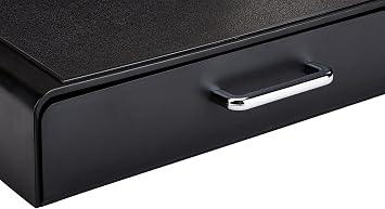 Amazon Basics Nespresso OriginalLine Coffee Pod Storage Drawer Holder, 50 Capsule Capacity, Black