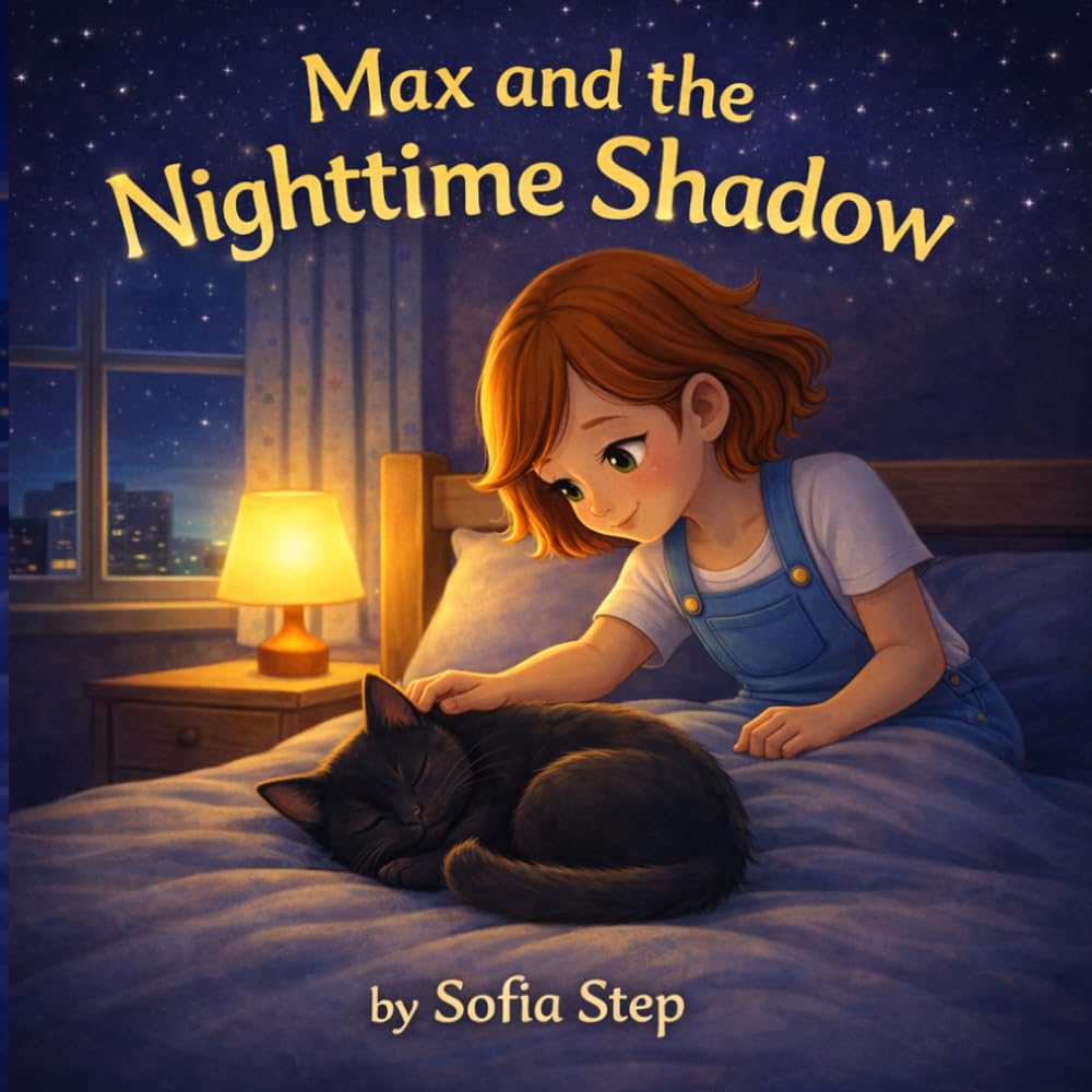 Max and the Nighttime Shadow: A Cozy Bedtime Story About Overcoming Fear of the Dark (Max and Olivia Adventures)