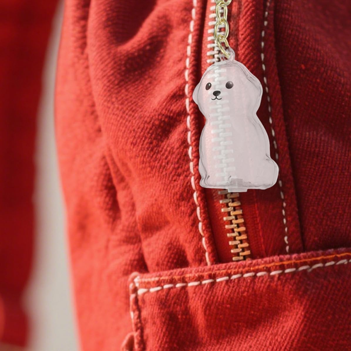 Dog Hair Keepsake Keychain Abs Dog Shaped Box with 2pcs image 4