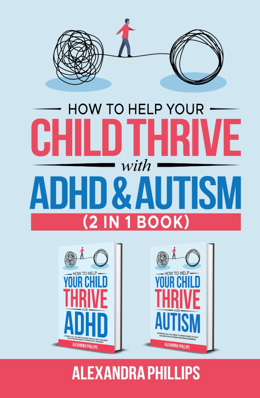How to Help Your Child Thrive with ADHD and Autism - 2 in 1 Book: A Parent’s All You Need to Know Guide to Supporting Children with Attention Deficit ... Disorder and Autism Spectrum Disorder