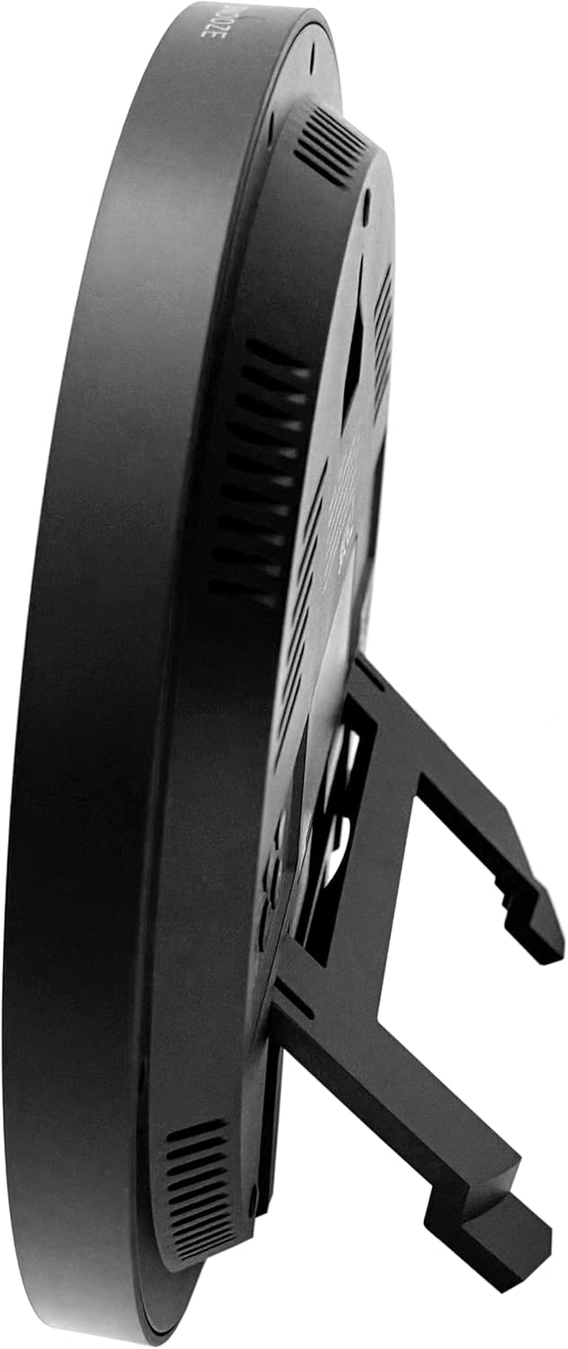 Sebelah lagi view of the Youshiko Radio Controlled Wall Clock, showing its slim profile dan berdiri.