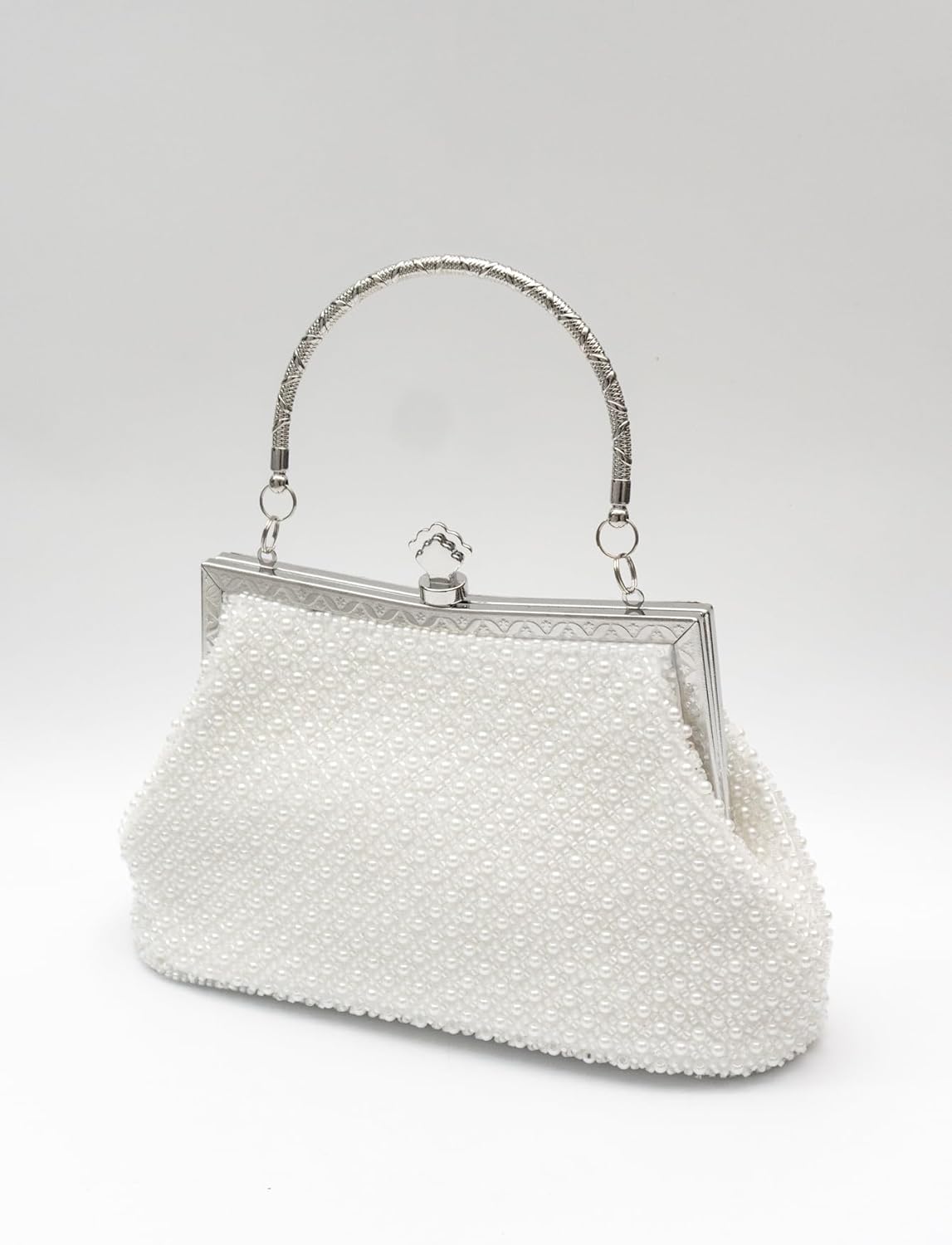 1920s Vintage Style Solid Color Beaded Evening Bag Simple Elegant Women's Clutch Suitable for Weddings, Parties - Image 6