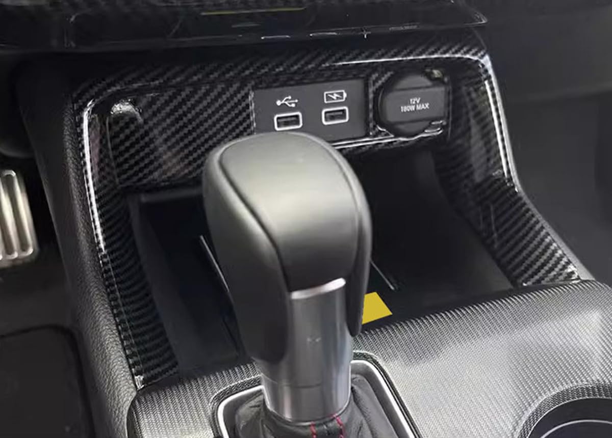 Amazon.com: KELEIMAI Car Accessories Fit for Honda Civic 11th Gen 2022 2023  2024 2025 Center Console Cigarette Lighter Panel Interior Cover Trim (Cigarette  Lighter Carbon Fiber Style) 1PC ABS : Automotive