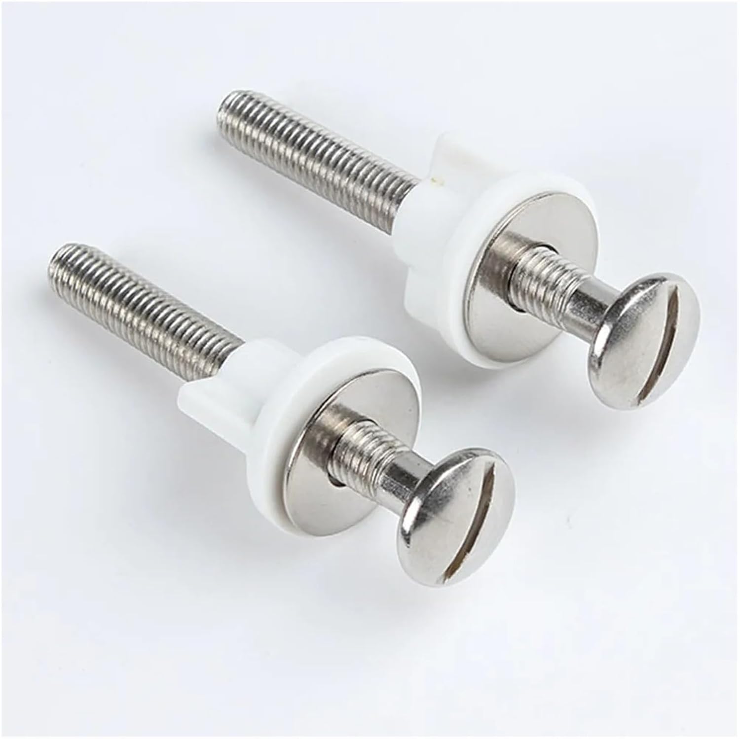 Machine Screw Nuts Toilet Lid Toilet Seat Toilet Screw Nut Toilet Bolt Hinge Silver Size:74mm Stainless Steel Toilet Home