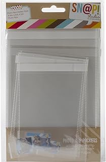 Simple Stories Snatp! Photo Flips Variety for 6 by 8-Inch Binders, 12-Pack