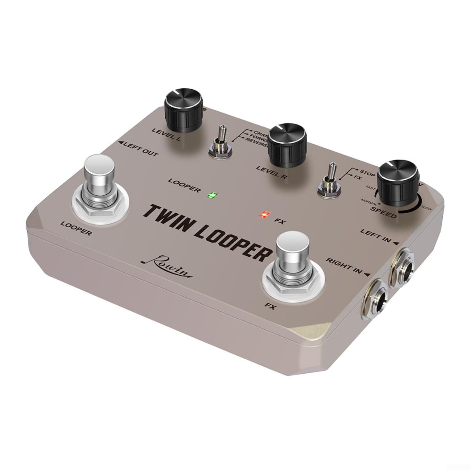 Looper Pédale, Rowin Looper Pédale d'effet guitare électrique, station Loop Station 11 types TimeTrue Bypass